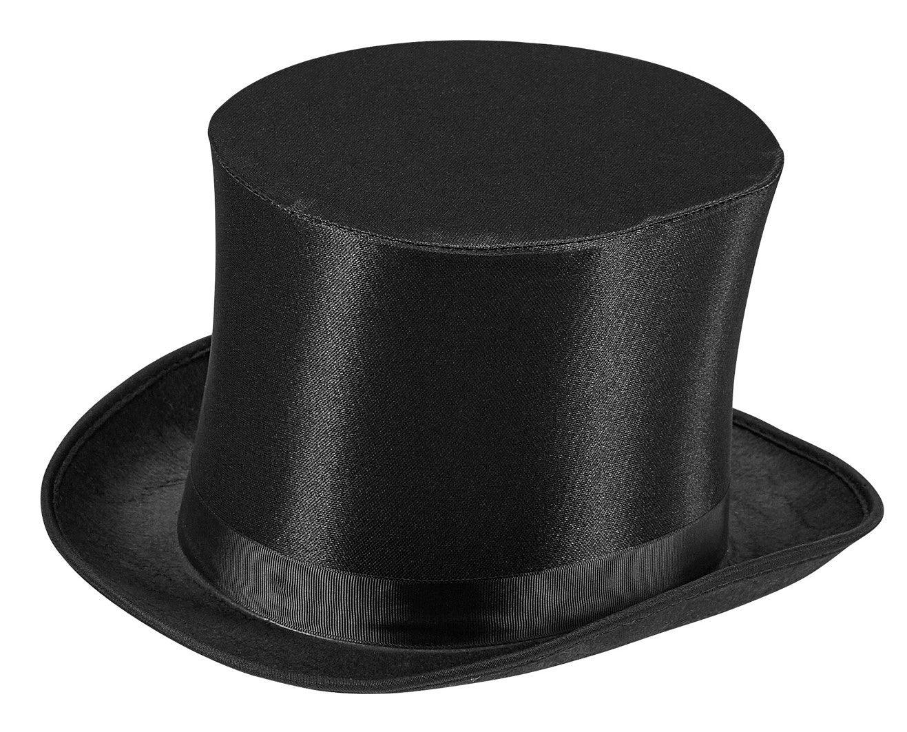 Chistera Negra de Raso para Adulto Chisteras Widmann